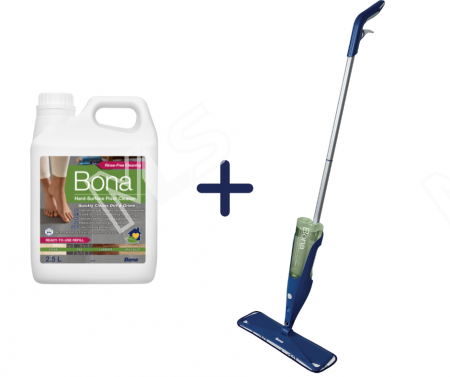 Spray Mop + Utántöltő Kőhöz, laminálthoz