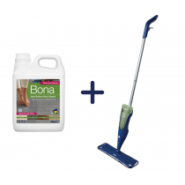 Spray Mop + Utántöltő Kőhöz, laminálthoz